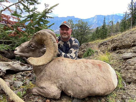 Wyoming Rocky Bighorn in the Washakie Wilderness